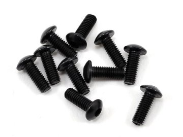 SWORKz ocelový Imbusový šroub s čočkovitou hlavou, M3x8mm, 10 ks.