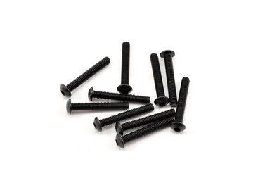 SWORKz ocelový Imbusový šroub s čočkovitou hlavou M3x20mm, 10 ks.