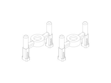 Turbo Racing Stojny zvedacího mechanizmu C50 2 ks