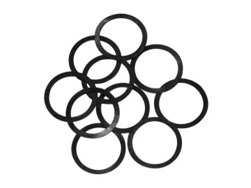 Podložky pro vymezení vůle pohon. hřídele Shims 8x10x0.1mm, 10 ks.
