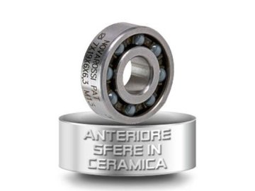 Přední keramické kuličkové ložisko - 7x18x5,3mm - 9 kuliček