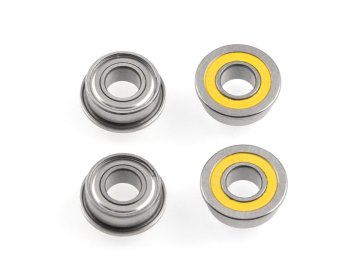 Ultra kuličkové ložiska 6x13x5mm s límcem, 4 ks.