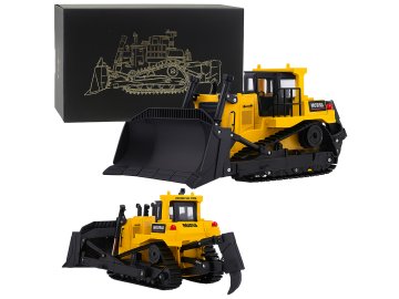 Huina 1:50 Bulldozer & Excavator – kovový stavebný model
