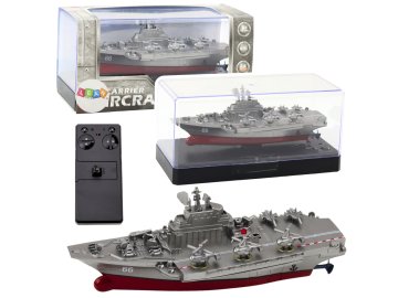 Military Ship RC Boat Silver 15 cm – rýchly RC čln pre zábavu na vode