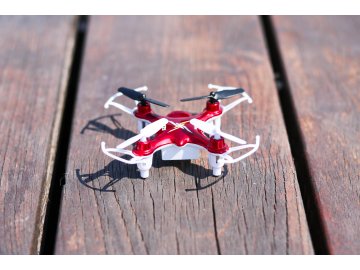 RC kvadrokoptéra Syma X12 Nano 2,4GHz, červená