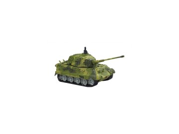 MINITANK NA DIAĽKOVÉ OVLÁDANIE KING TIGER 1:72 - zelená