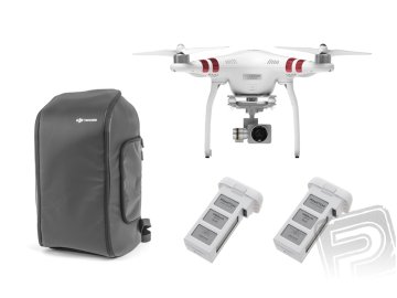 DJI - Phantom 3 Standard + 2 baterie navíc + Incase DJI Phantom Pro Pack