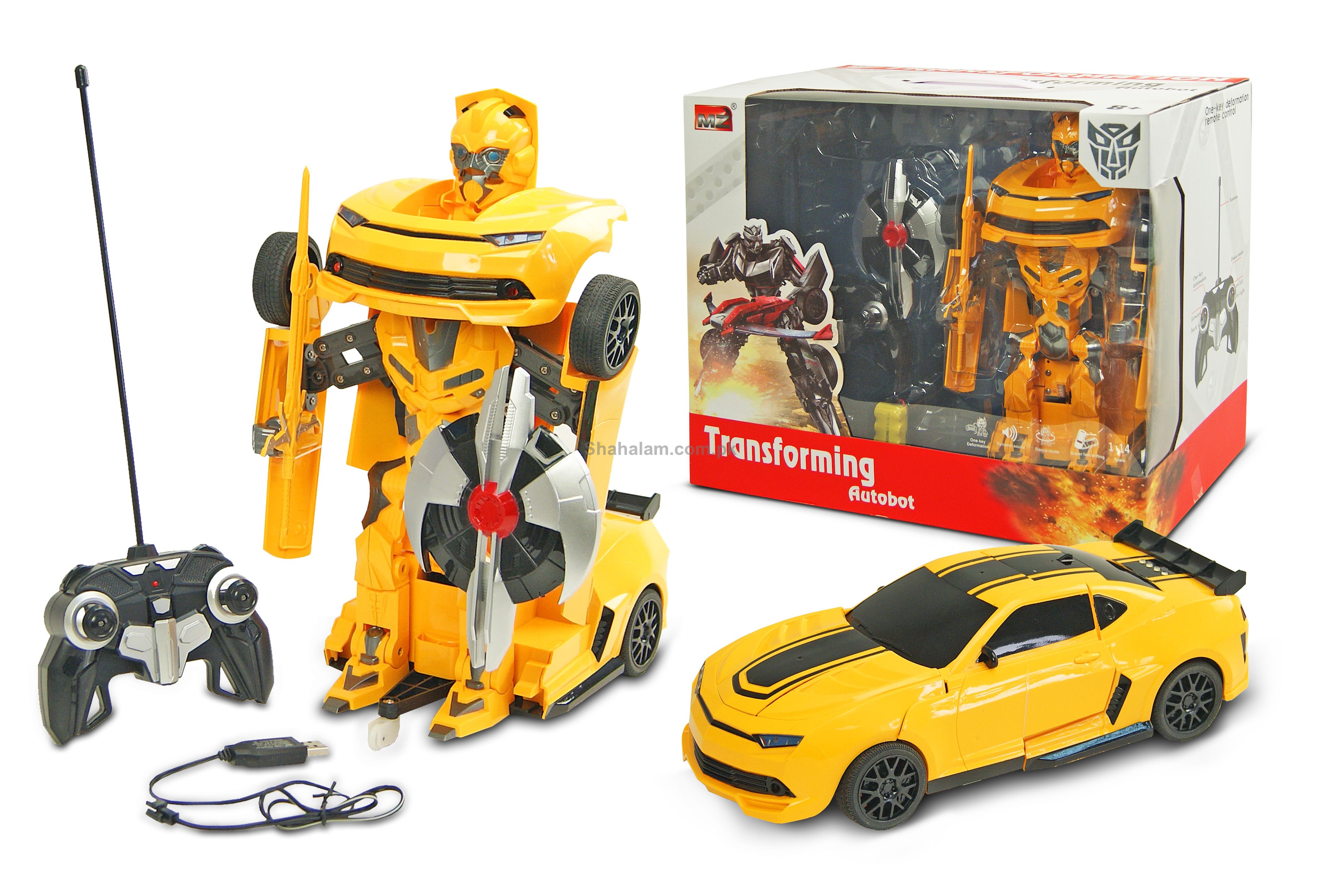 RC Auto - robot transformer 2v1 1:14 CHEVROLET CAMARO