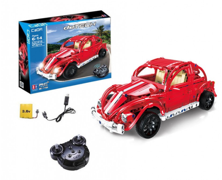 Double Eagle: Beetle auto - zostaviteľné z blokov - na diaľkové ovládanie