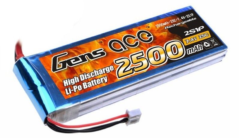 Batéria Gens Ace TATTU: 2500mAh 11.1V 25C Gens Ace