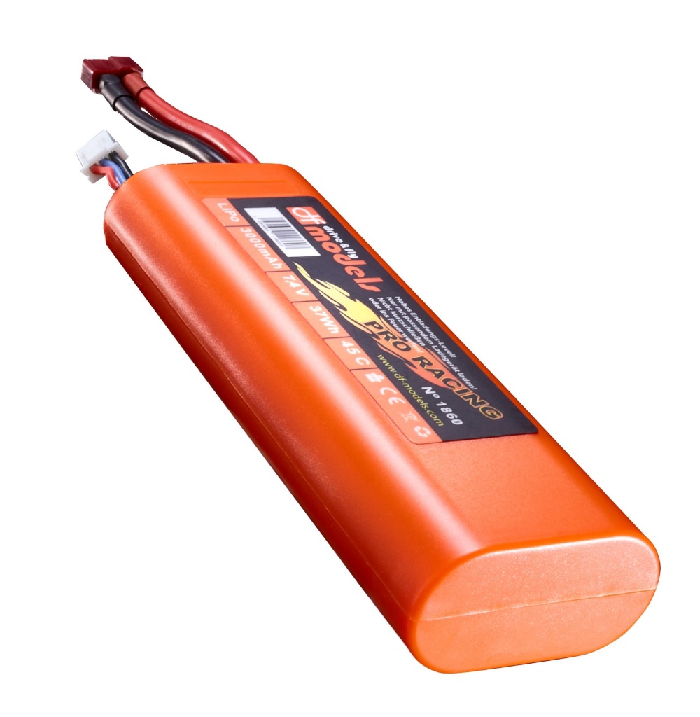 LiPo Akumulátor 7,4 V / 3000 / 45C Pro Racing T-dean