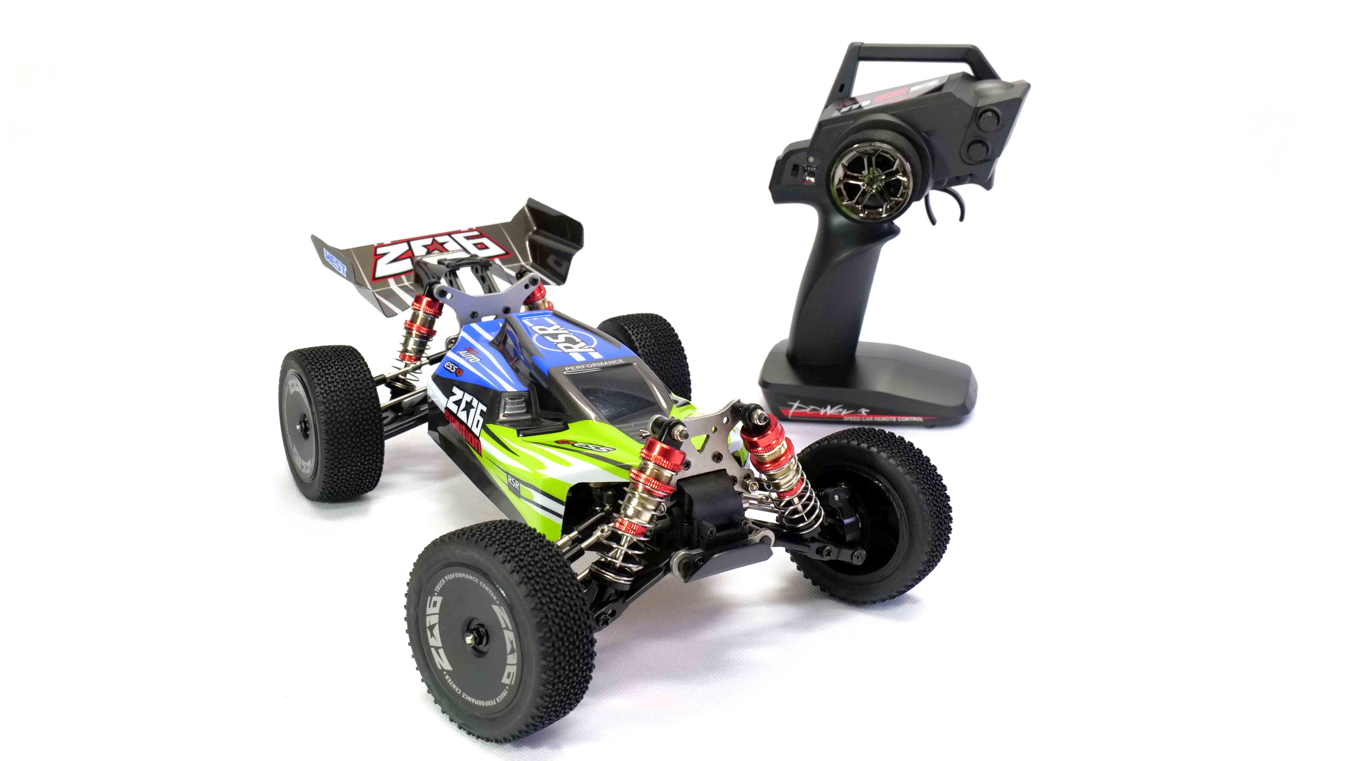 RC bugina WLTOYS 144001 4WD 1:14, 2.4 GHz, proporcionál., profi podvozok, RTR