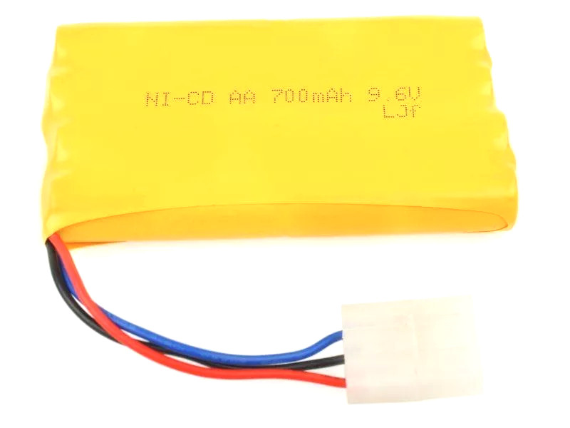 NQD Akumulátor NiCD 9,6V 700mAh 3-pólovou koncovkou typu „Tamiya“