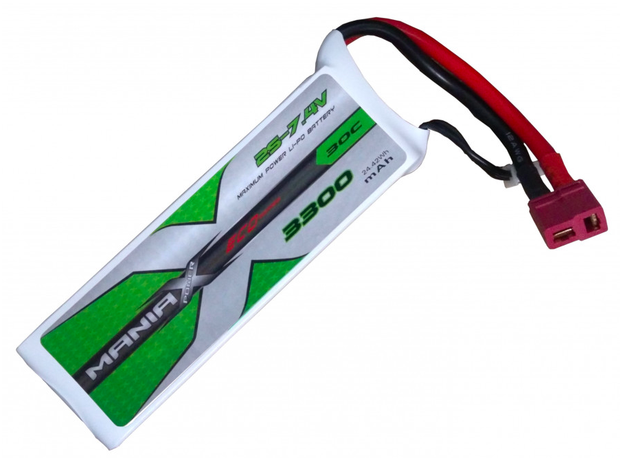 Batéria ManiaX: 3300mAh 7.4V 30C ECO ManiaX