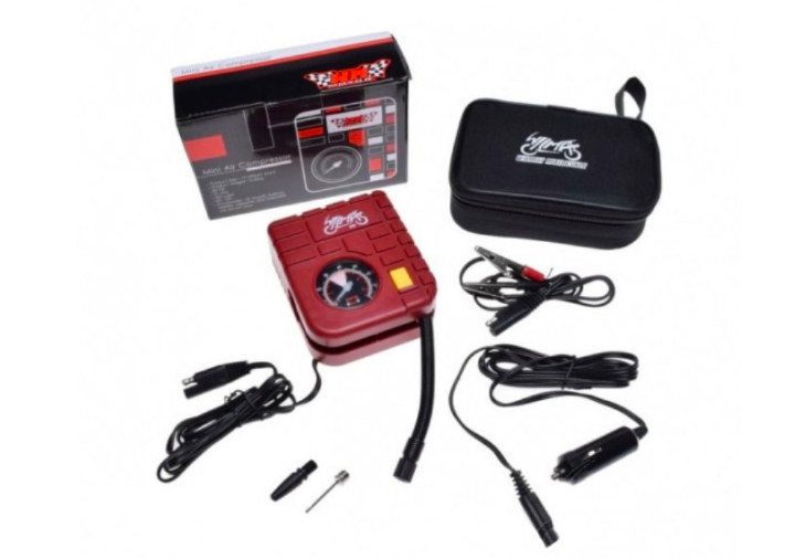 Mini kompresor 12V s koncovkami X-scooters