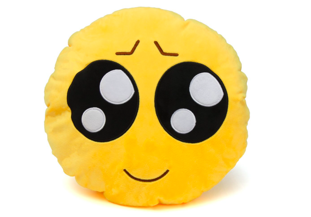 DEKORATÍVNY VANKÚŠ EMOJI EMOTE - ROZTOMILÝ