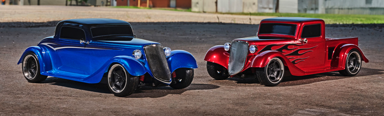Traxxas Factory Five 35 Hot Rod Coupe RTR Farba: Modrá