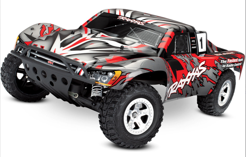 RC auto Traxxas Slash 1:10 RTR Farba: Modrá