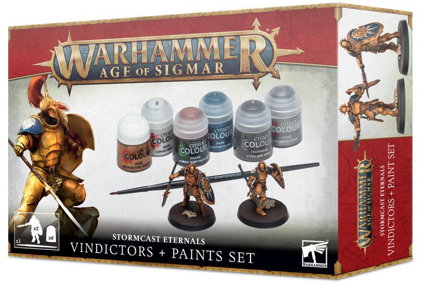 GW Warhammer Age of Sigmar - Stormcast Eternals Vindictors + Sada Farieb
