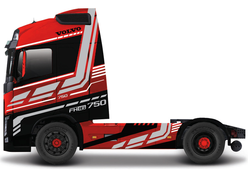 Kovový model Bburago Volvo FH16 Globetrotter 750 XXL