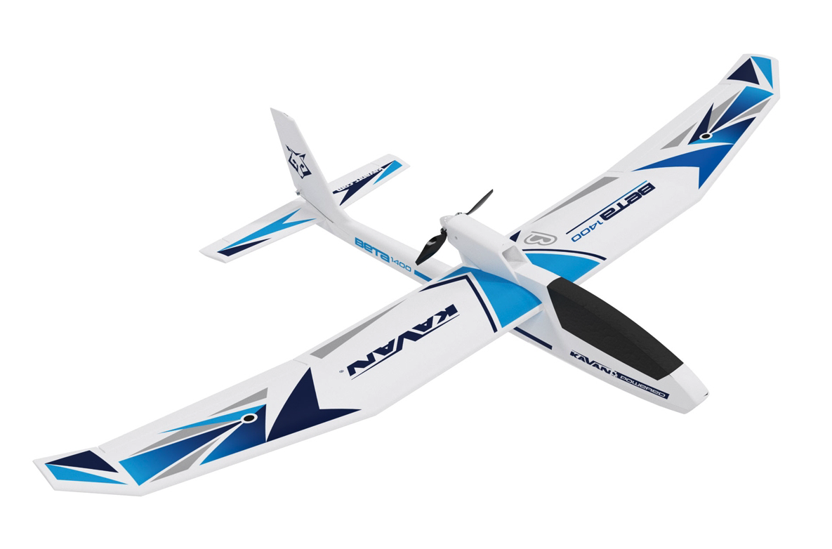 RC Lietadlo KAVAN Beta 1400 RTF - modrá