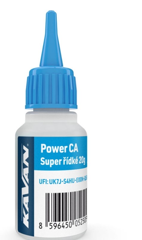 KAVAN KAVAN: Power CA 20g super riedke sekundové lepidlo (CZ)