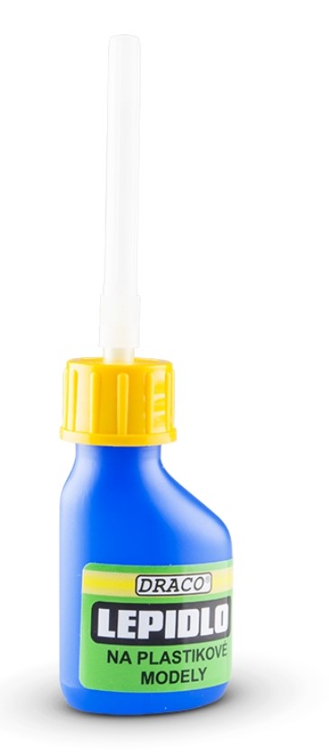 Draco lepidlo s aplikátorom na plastikové modely (18ml)
