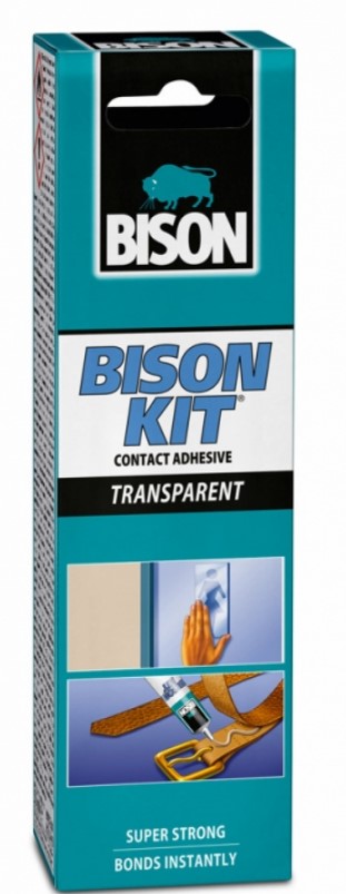 BISON KIT TRANSPARENT 55ml univerzálne kontaktné lepidlo