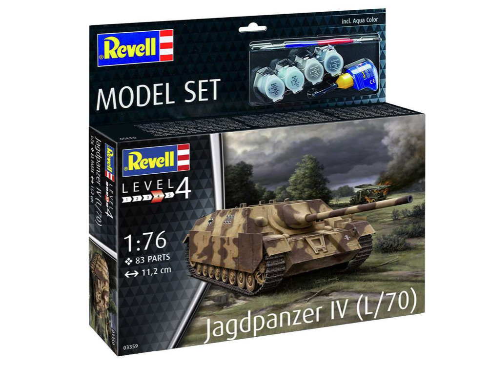 Revell - Jagdpanzer IV (L/70), ModelSet military 63359, 1/76