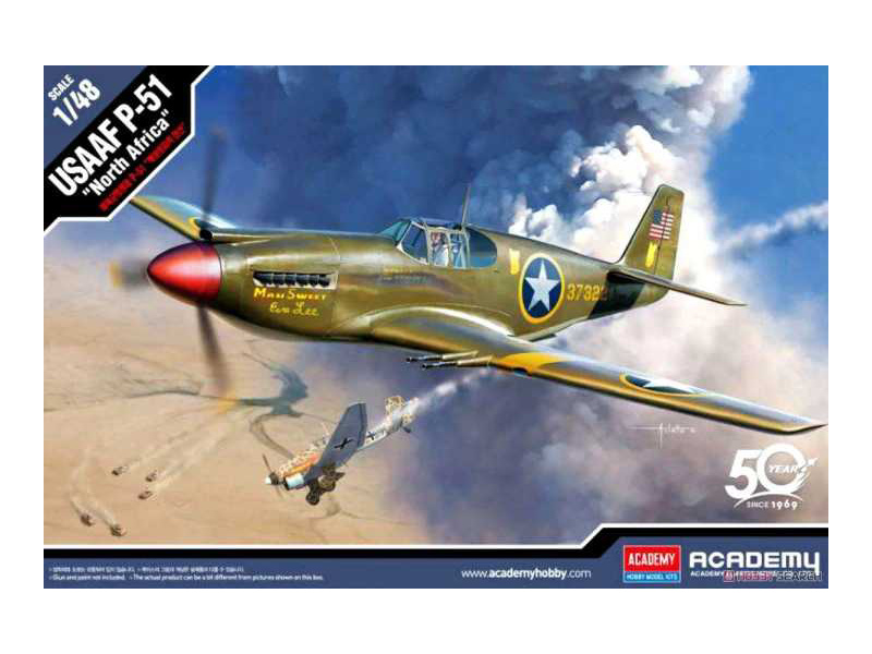 Academy North American P-51 USAAF Severná Afrika (1:48)