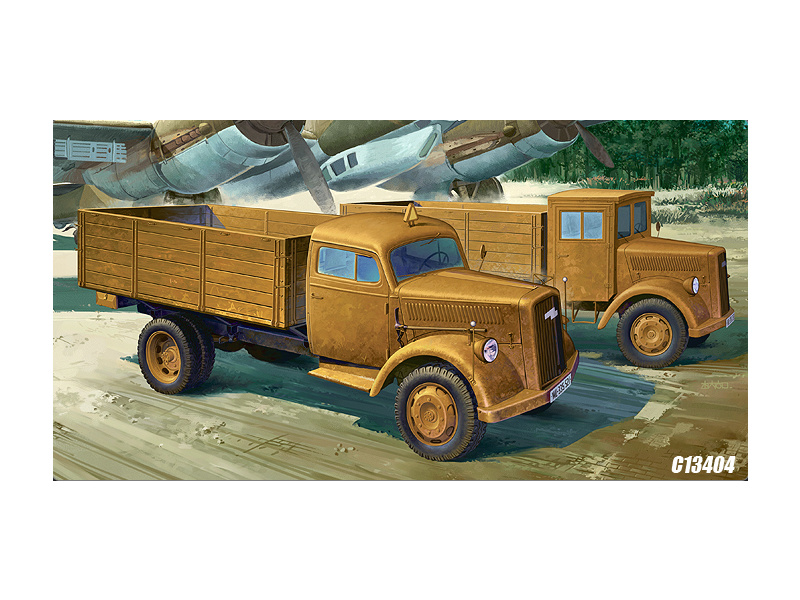 Academy Nemecký nákladný automobil E/L (1:72)