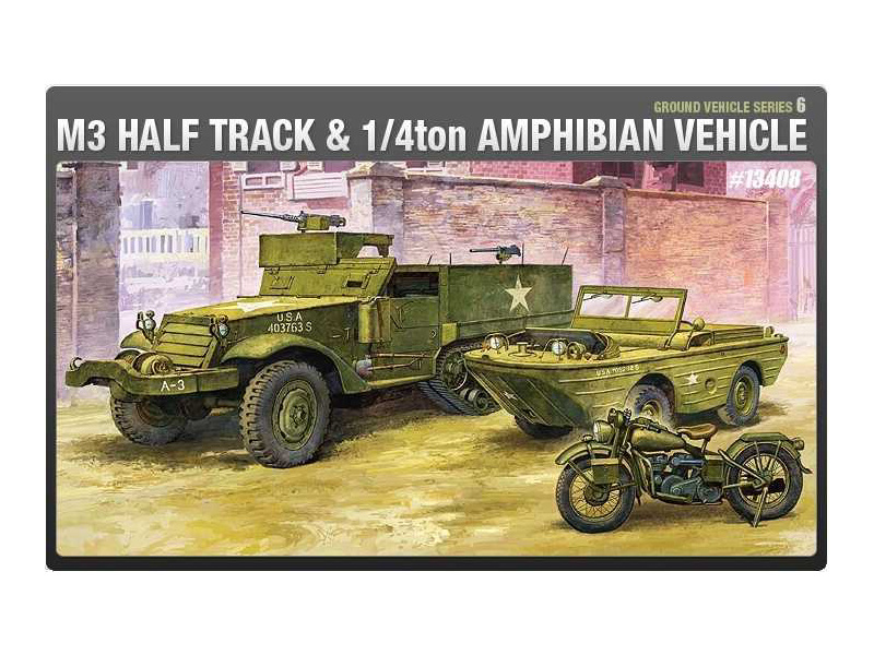 Academy M3 U.S. Polovičná trať (1:72)