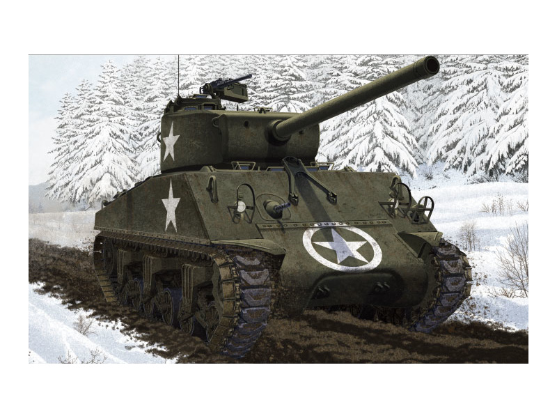 Academy M4A3 (76)W Bitka v Ardenách (1:35)