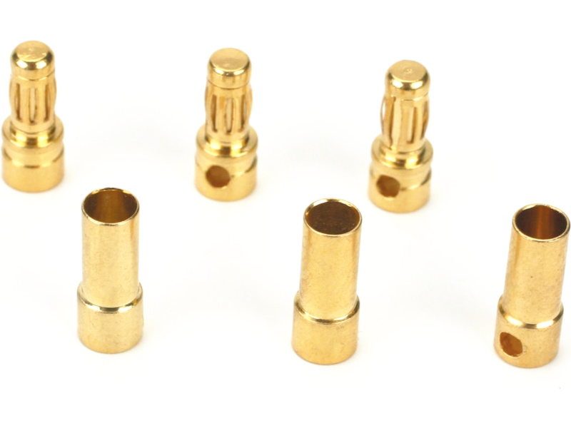 Dynamite Pozlátené 3,5 mm konektory (3 páry)
