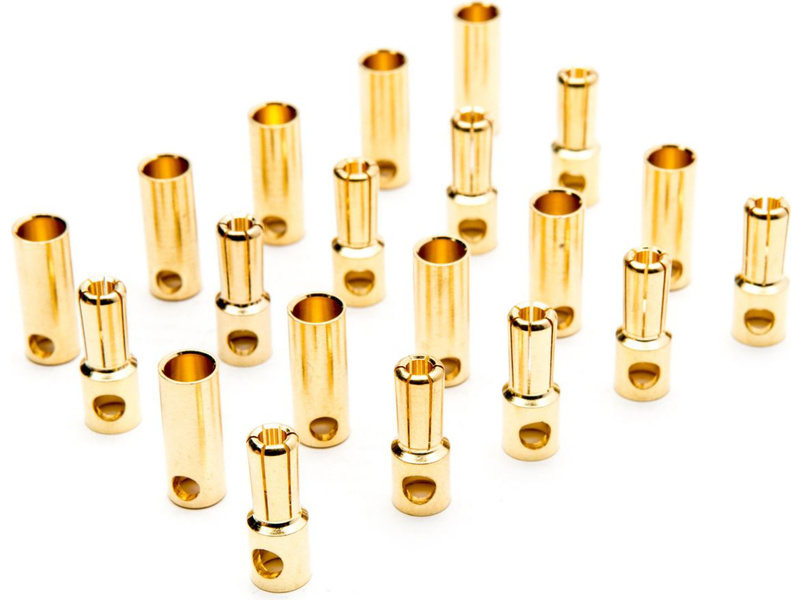 Dynamite Pozlátený 5,5 mm párový konektor (10)