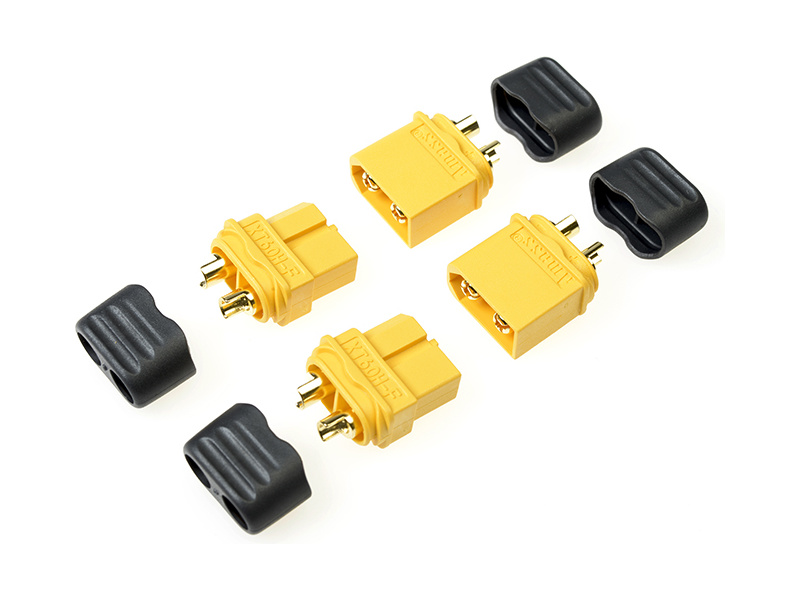 Revtec Pozlátený konektor XT-60 s krytom (2 páry)