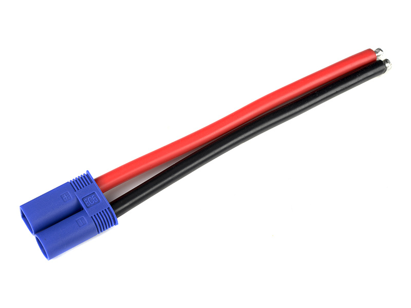 Revtec Pozlátený konektor EC5 samec s 10AWG káblom 12cm