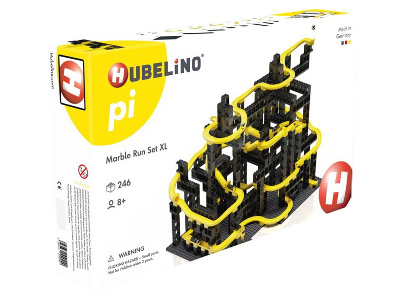 HUBELINO Pi Ball track - sada s kockami XL 246 kusov