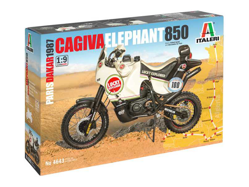Italeri Cagiva Elephant 850 Paríž-Dakar 1987 (1:9)
