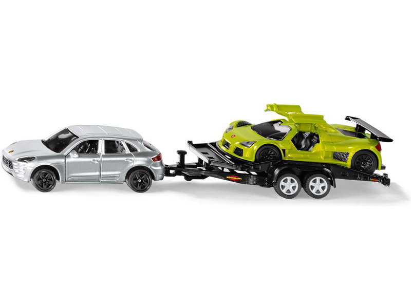 SIKU Super - osobný automobil s prívesom 1:55