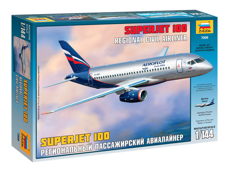 Zvezda Suchoj Superjet SSJ100 (1:144)