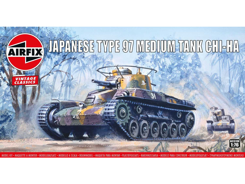 Airfix tank Type 97 Chi-Ha (1:76) (historický)