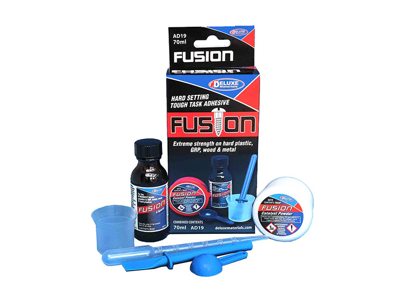 Deluxe Materials Dvojzložkové vysokopevnostné lepidlo Fusion 75 ml