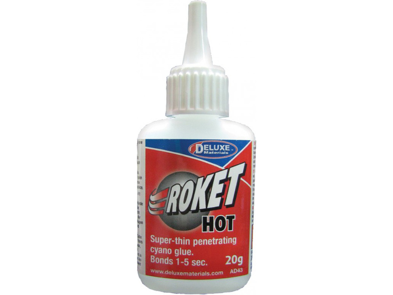 Deluxe Materials Roket Horúce sekundové lepidlo tenké 20g