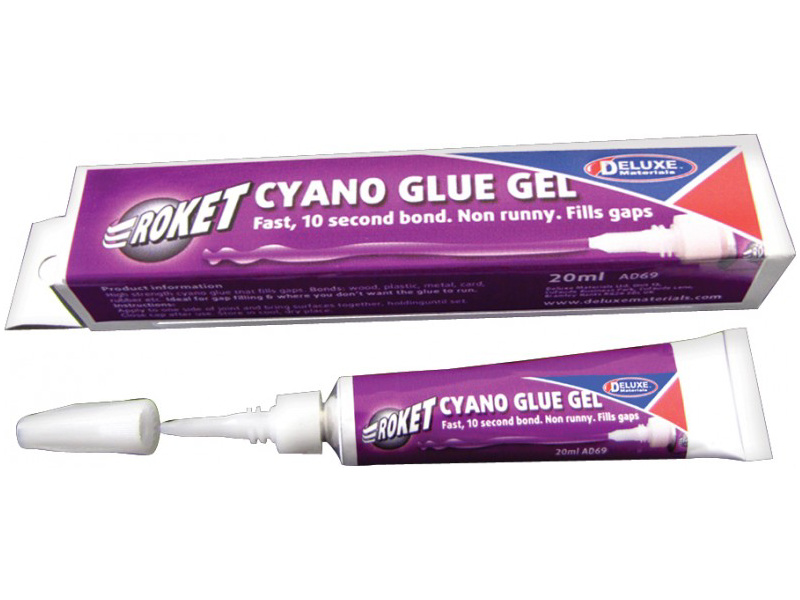 Deluxe Materials Roket Cyano Gel okamžité gélové lepidlo 20ml
