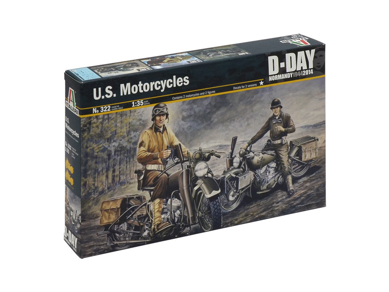 Italeri US MOTORCYCLES WW2 (1:35)