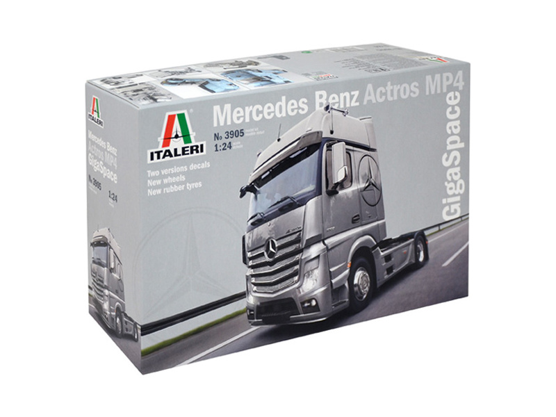 Nákladné auto Italeri Mercedes Benz Actros MP4 Gigaspace (1:24)