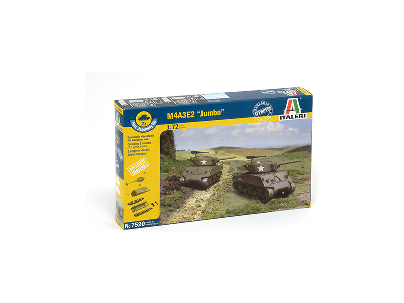 Italeri Easy Kit - M4A3E2 "JUMBO" (1:72)