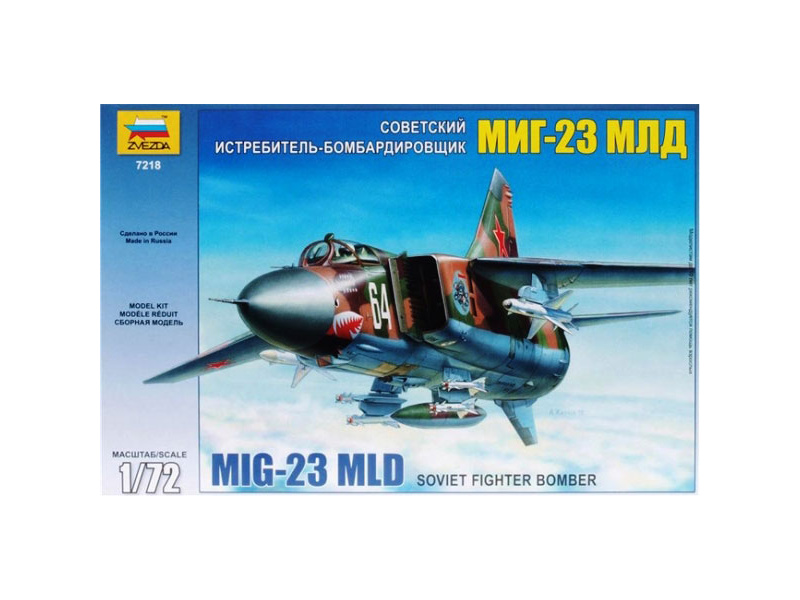 Zvezda MIG-23 MLD Soviet Fighter reissue (1:72)