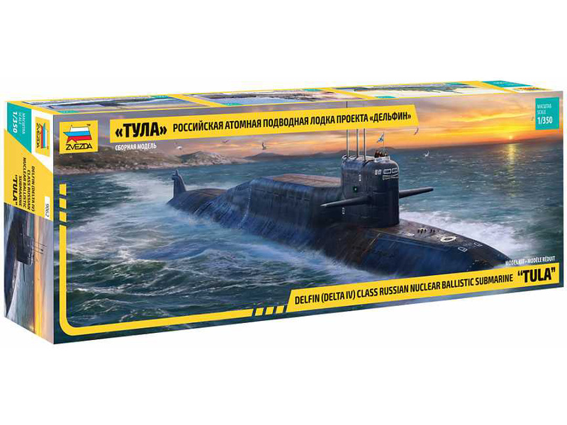 Ponorka Zvezda Tula triedy Delfin/Delta IV (1:350)